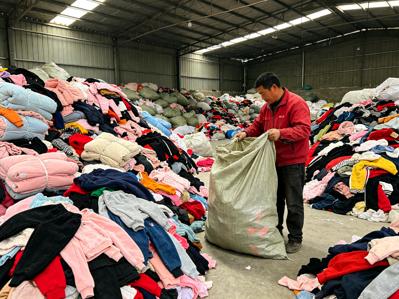义乌服装库存回收案例：5000件童装尾货当天变现